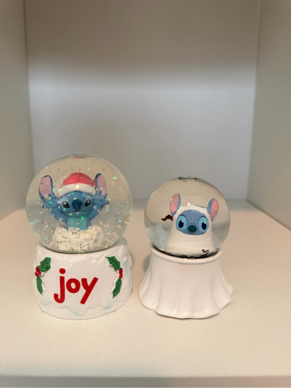 Stitch Duo Mini SnowGlobes